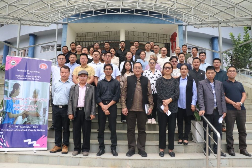 National Programme for Palliative Care under Department of Health & Family Welfare, conducted a three-day State Training of Trainers for Medical Officers at the Directorate conference hall from September 2 to 4.